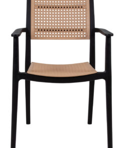 Tuoli STEFANO musta/beige - Image 3