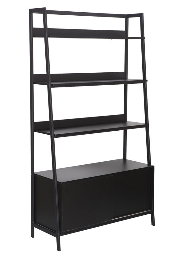 Hylly kaapilla ROBERTO musta