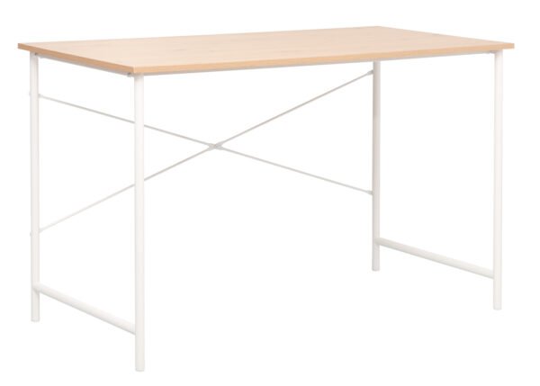 Työpöytä RIINA vaalea tammi/valkoinen