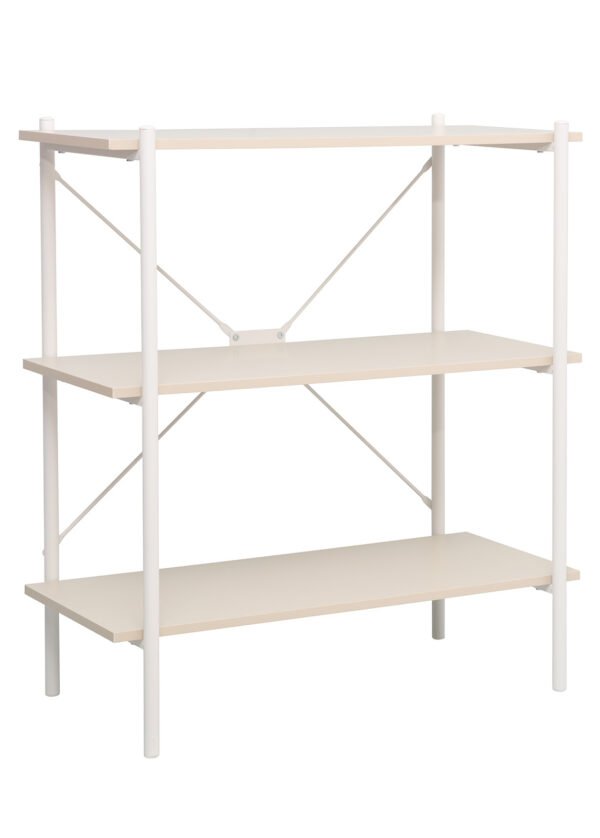 Hylly OLLE 3-hyllyinen valkoinen