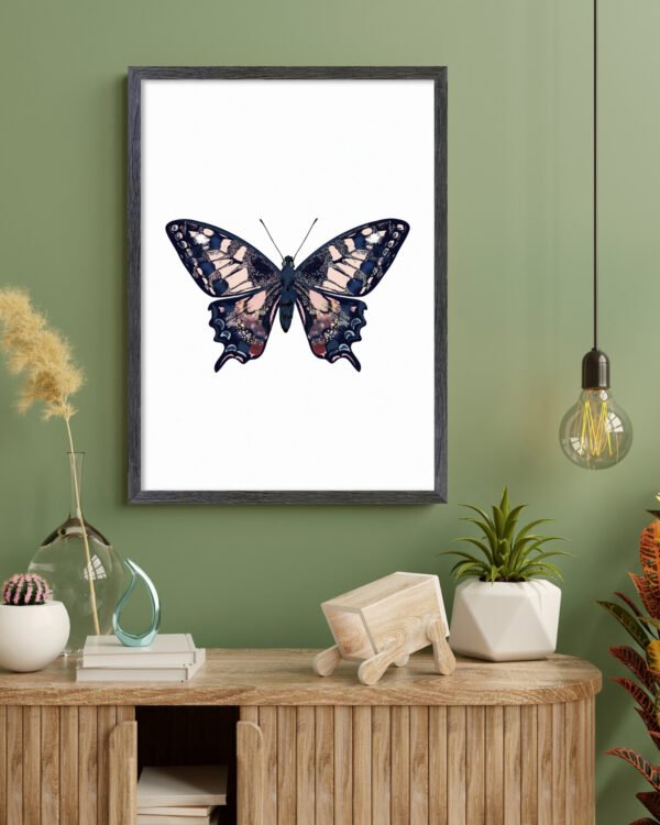 Juliste BEN mustalla kehyksellä