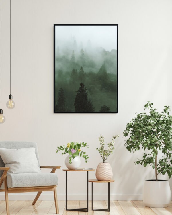 Juliste VILJA mustalla kehyksellä