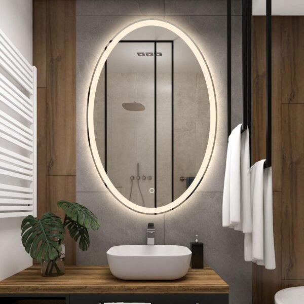 Seinäpeili OLLE valaistuksella