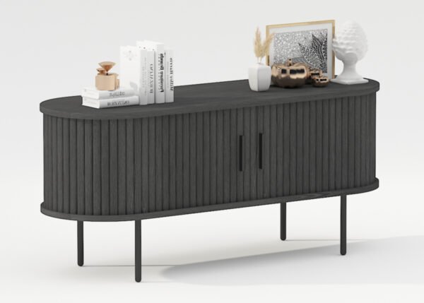 TV-taso CAMILLA 120 musta tammi