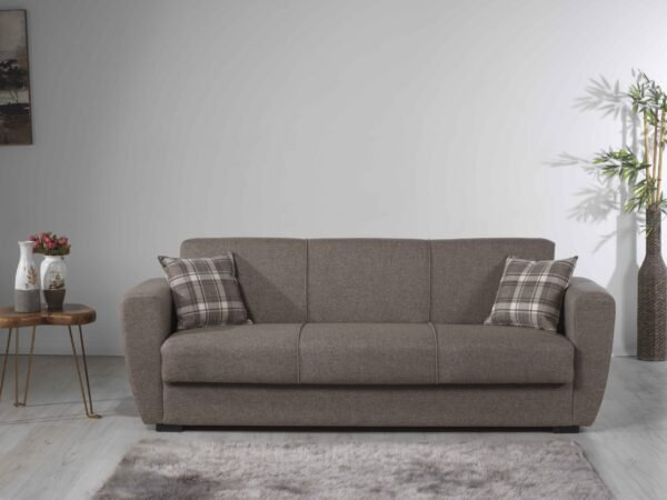 Vuodesohva DANIEL 3-paikkainen ruskea