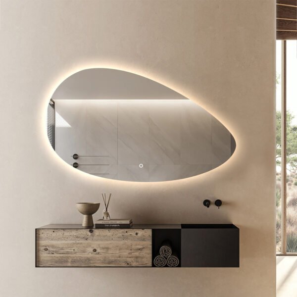 Seinäpeili GABRIELA valaistuksella