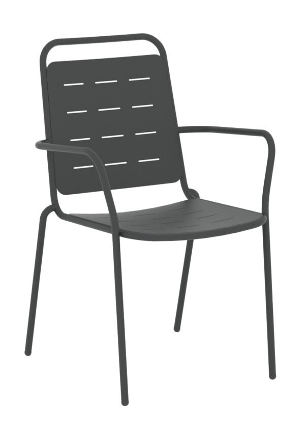 Puutarhatuoli SOPHIE tummanharmaa