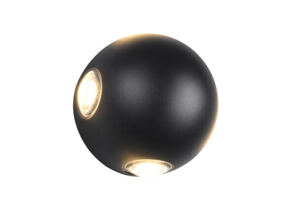 AVA seinävalaisin, musta