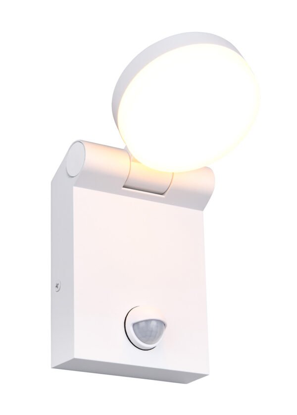 Julkisivuvalaisin ADAM liiketunnistimella, valkoinen