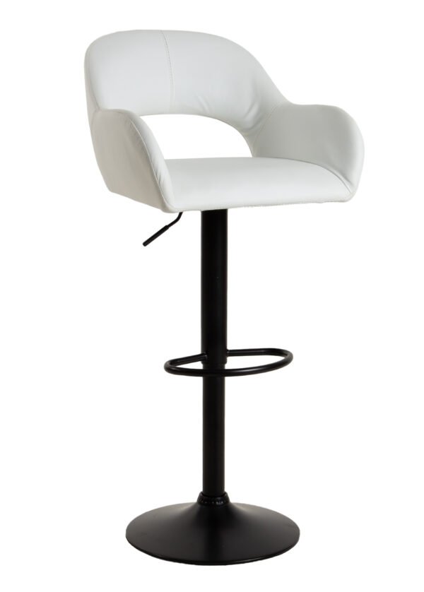 Baarituoli LUCA valkoinen PU