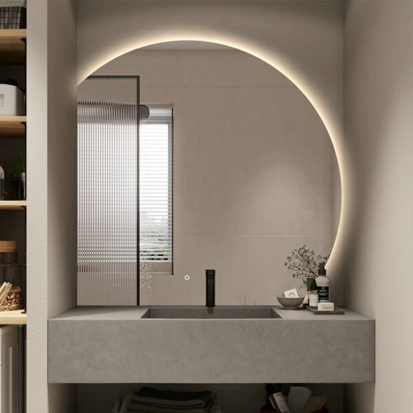 Seinäpeili HILMA vasen valaistuksella