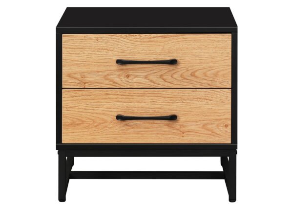 Yöpöytä AMY musta/puu