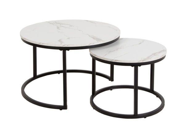 Sohvapöytäsetti OSKAR valkoinen