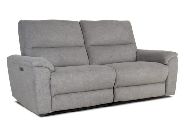 Reclinersohva SUSANNA 3-paikkainen harmaa sähkösäätöinen