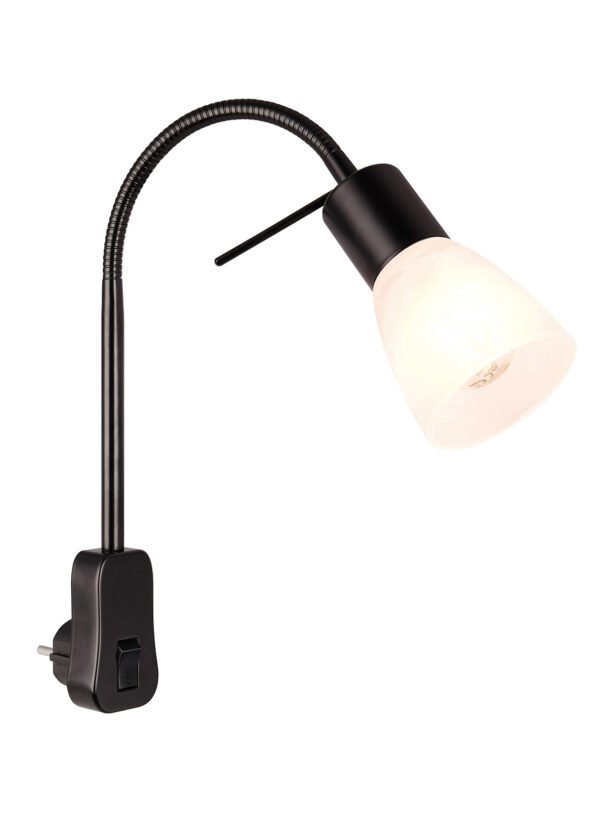 Kohdevalaisin LEO 1-lamppuinen joustava musta