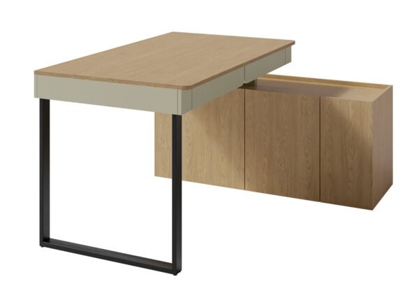 Työpöytä LUCIA 10 vihreä/tammi