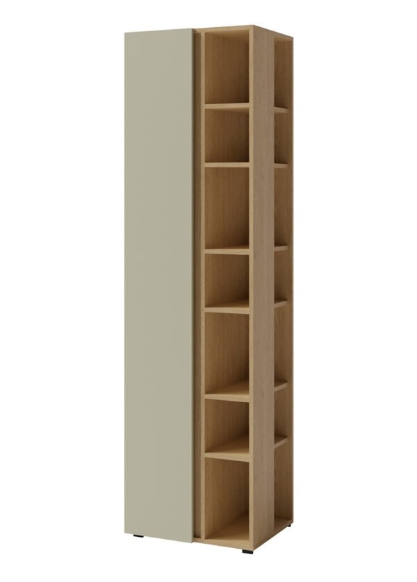 Hylly LUCIA 4 vihreä/tammi