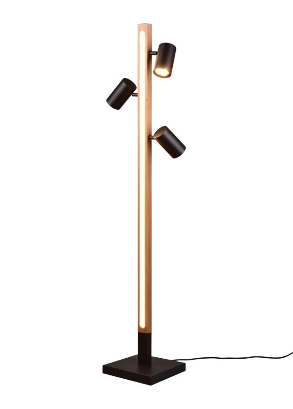 Lattiavalaisin MARTA mattamusta/metalli