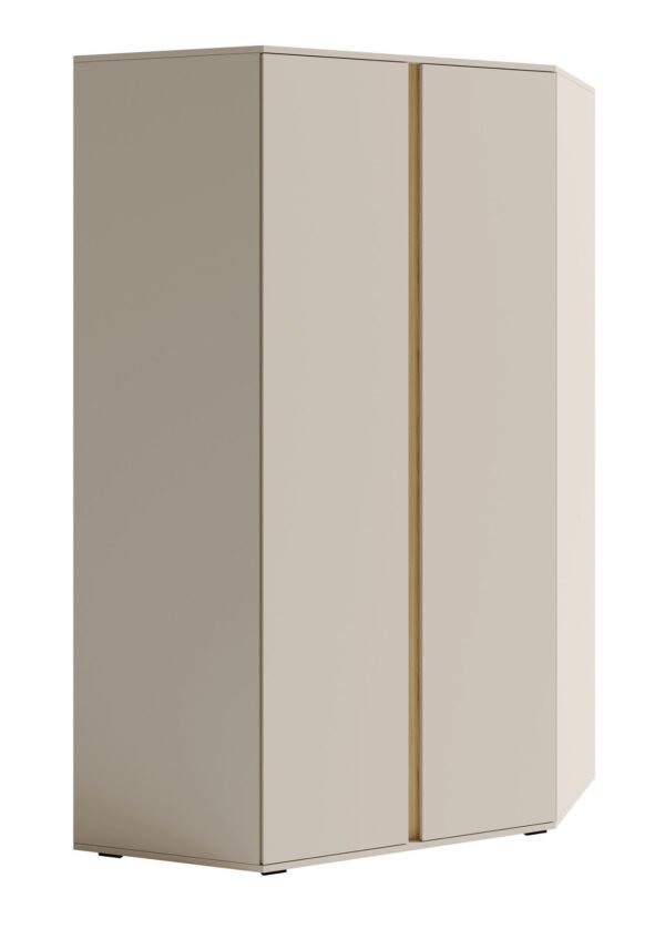 Kulmavaatekaappi LUCIA 2 beige/tammi