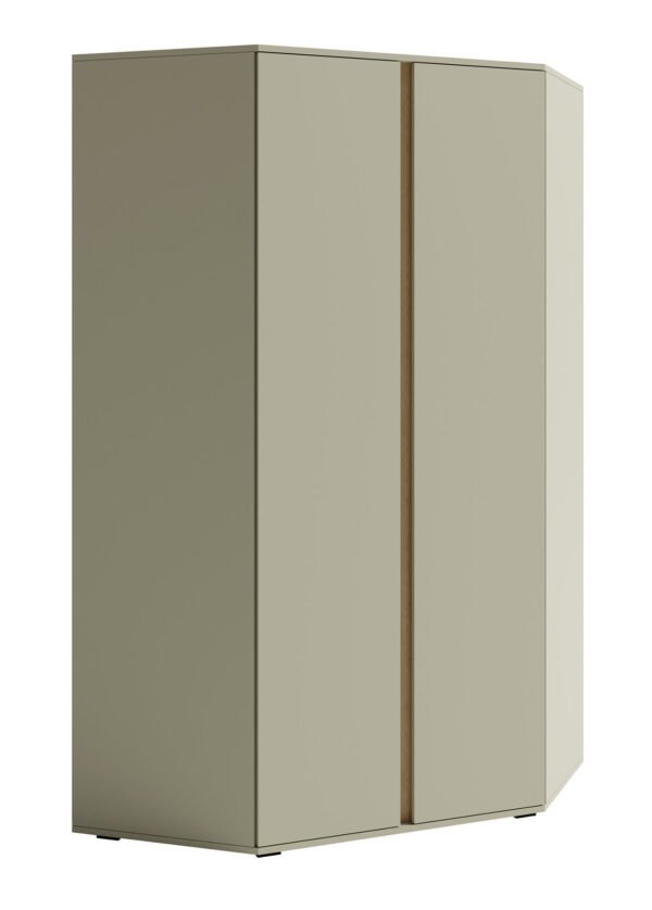 Kulmavaatekaappi LUCIA 2 vihreä/tammi