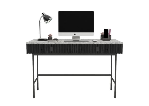 Työpöytä THOMAS musta tammi