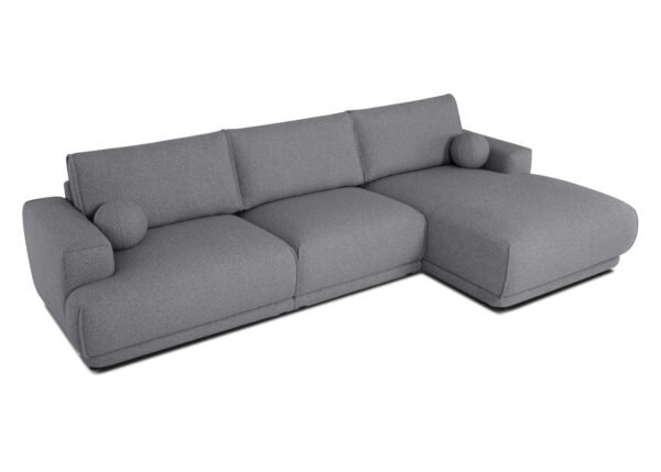 Kulmasohva MILLA oikea harmaa