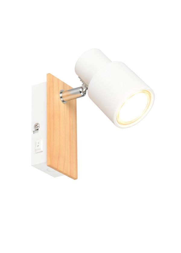 Kohdevalaisin PIETRO 1 mattavalkoinen