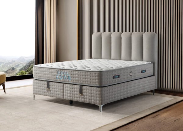 Jenkkisänky COLETTE ZONE vaaleanharmaa