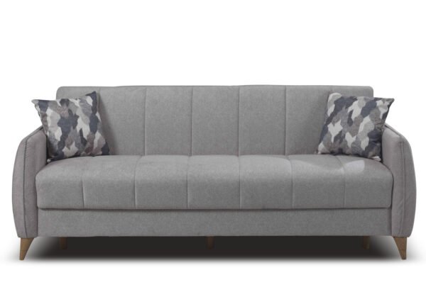 Vuodesohva MATTEO 3-paikkainen vaaleanharmaa