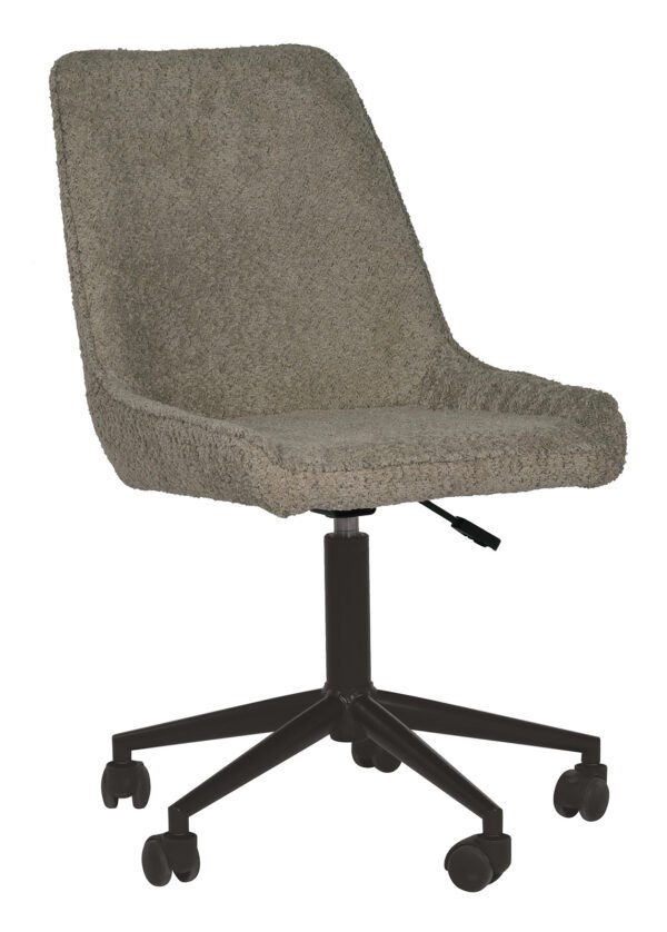 Toimistotuoli LAURA tummanbeige boucle