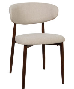 Tuoli FLORENCE vaalea beige/pähkinä