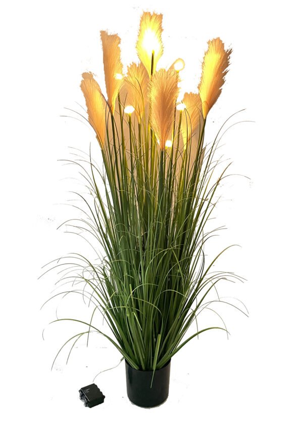 Tekokasvi vihreä LED (120 cm)