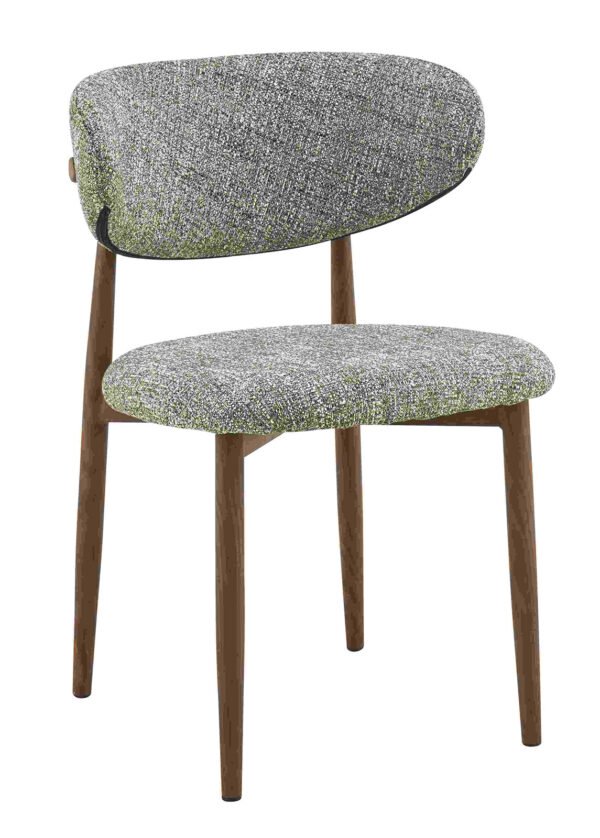 Tuoli KIRSI vihreä/pähkinä