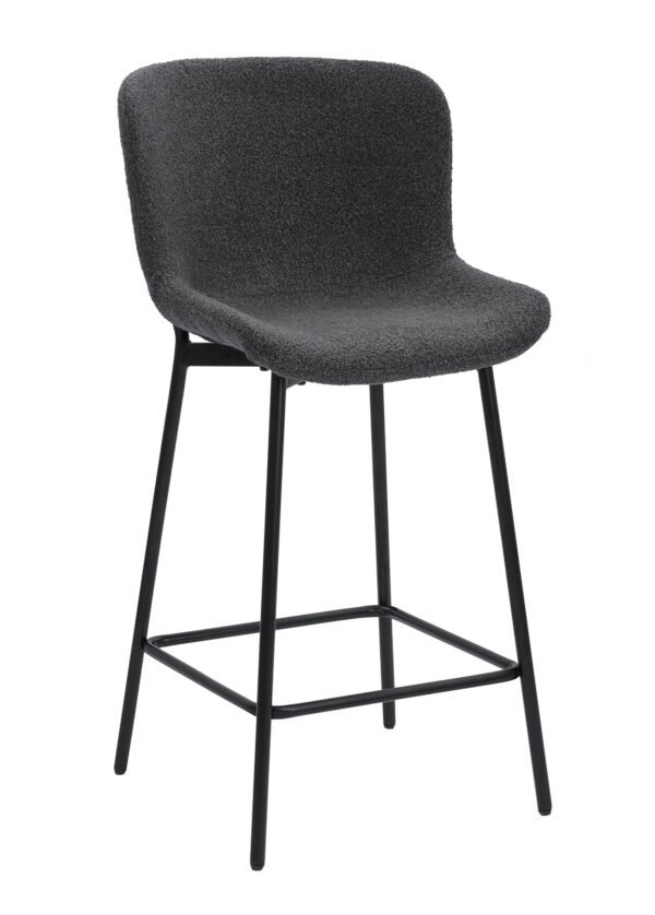 Baarituoli SAGA tummanharmaa