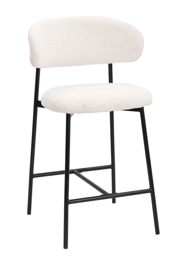 Baarituoli CARLO valkoinen