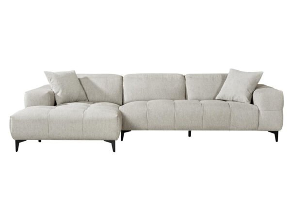 Kulmasohva KIRSI vasen kulma vaaleanharmaa