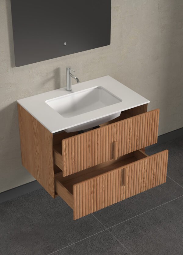 kylpyhuonekaappi ja lavuaari, laatikot