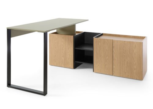 työpöytä serena vihreä-tammi