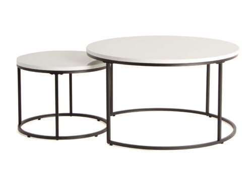 Sohvapöytäsetti 1310 L/S valkoinen