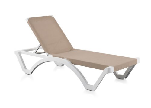 Divaanituoli MILLA valkoinen/ruskea