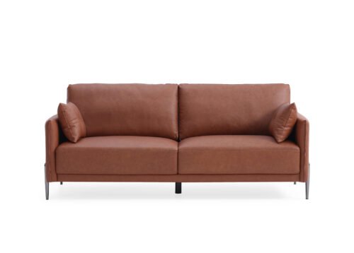 Sohva RICCARDO 3-istuttava ruskea nahka