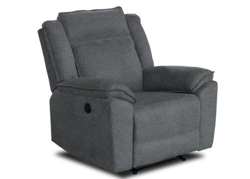 Nojatuoli-recliner GAMMA tummanharmaa