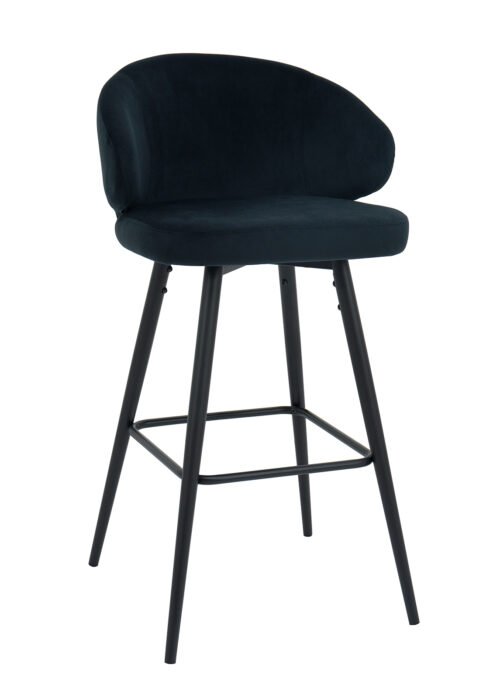Baarituoli MONICA musta/musta