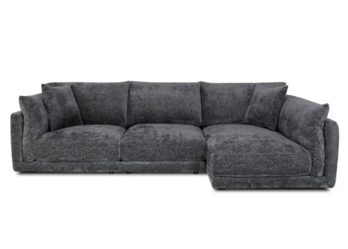 Kulmasohva ALVA oikea tumman harmaa