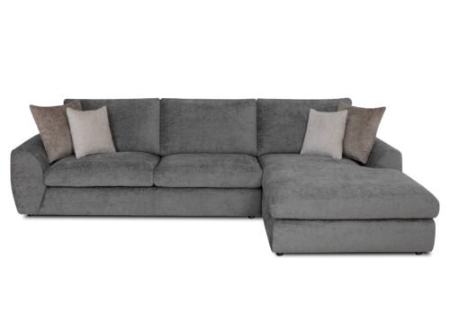 Kulmasohva BEN oikea tummanharmaa