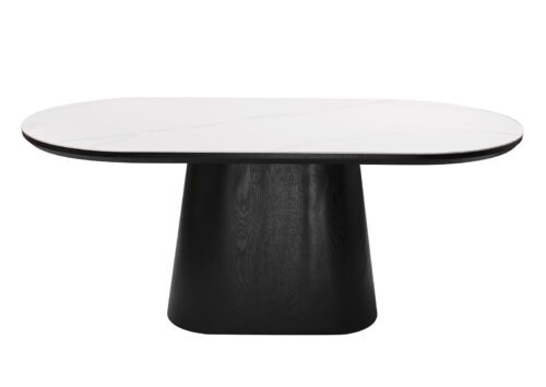 Ruokapöytä SOFIA valkoinen/musta