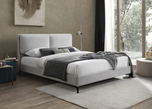 Sänky BEATRICE vaaleanharmaa