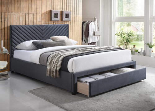 Sänky LARS tummanharmaa