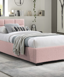 Sänky LÜBECK pinkki boucle