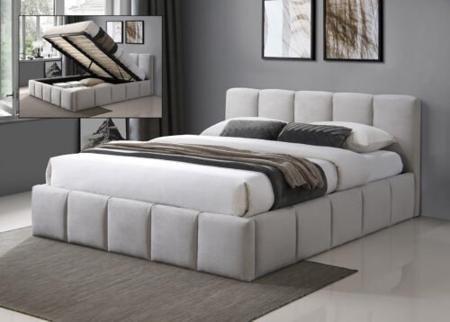 Sänky TOPI vaaleanharmaa